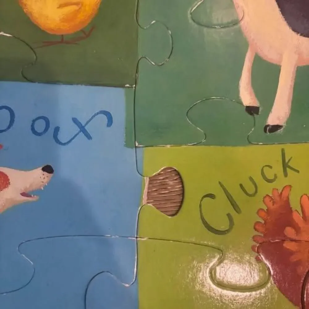 Crocodile Creek Green Animal Travel Puzzle Kids Learning Toy 🐻🐫🐄🦌🐎